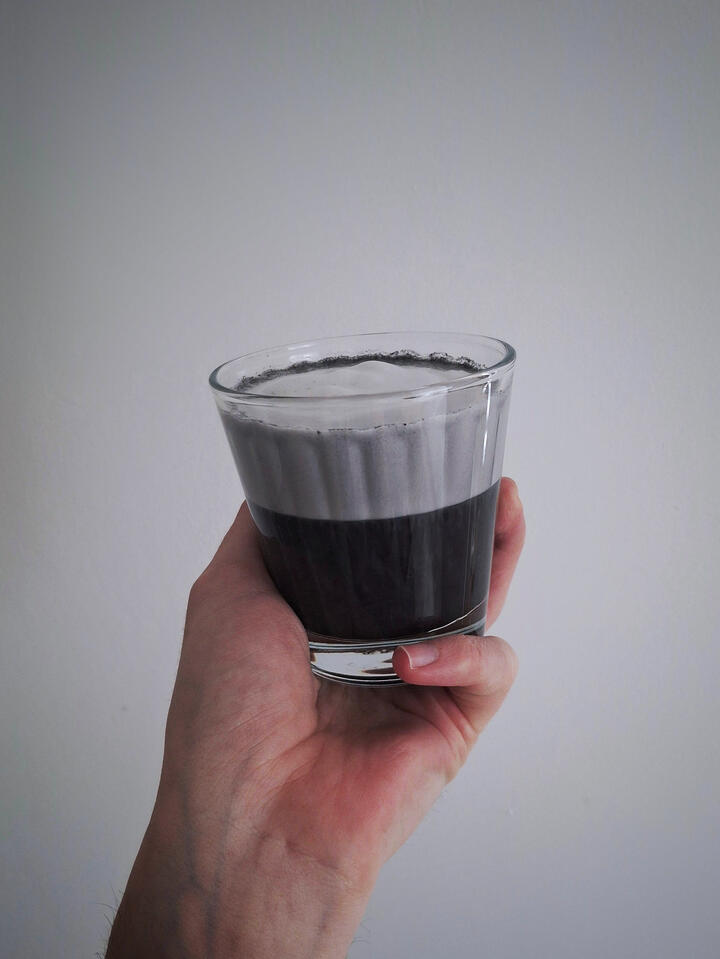 Goth latte