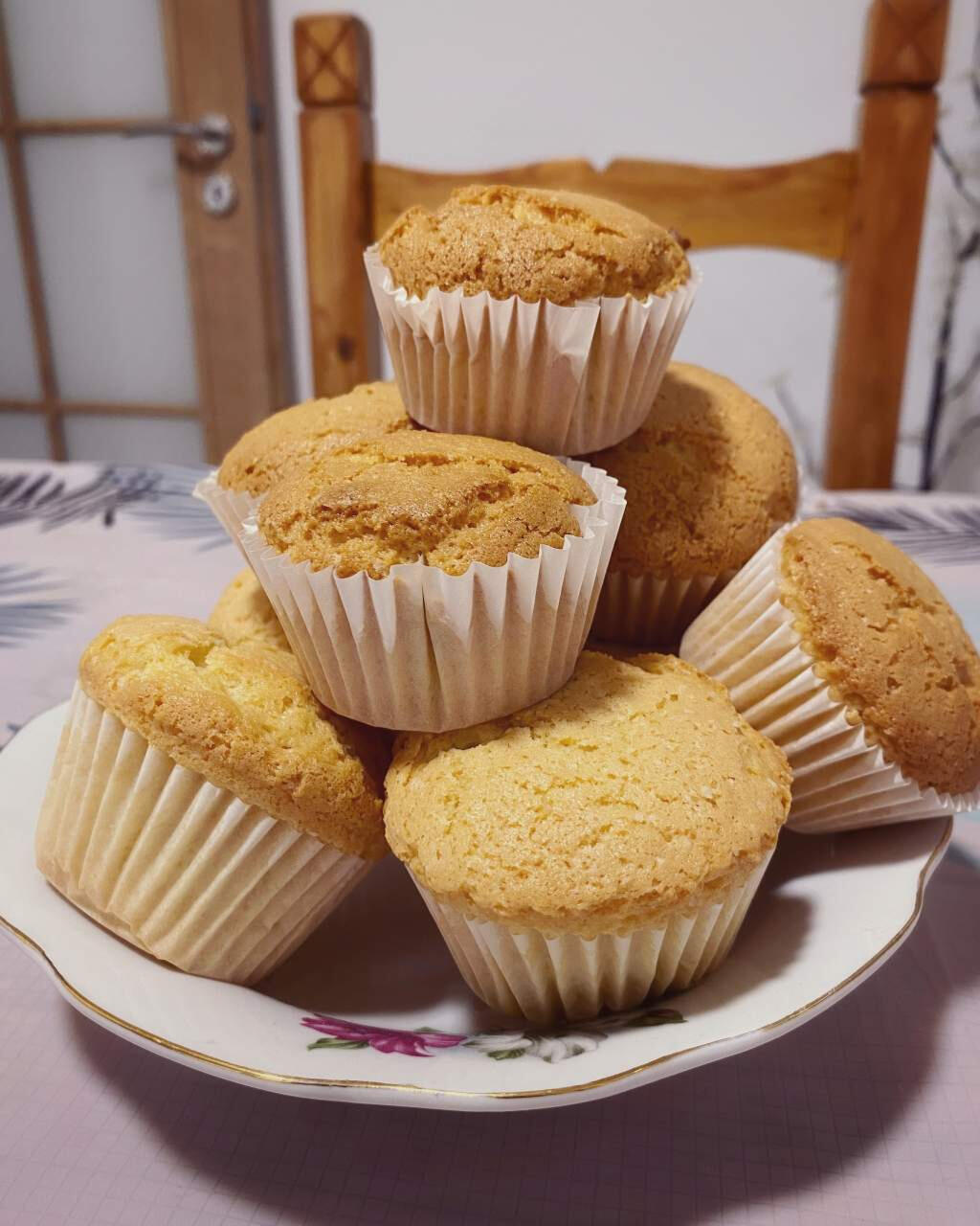 Kókusztejes vaníliás muffin