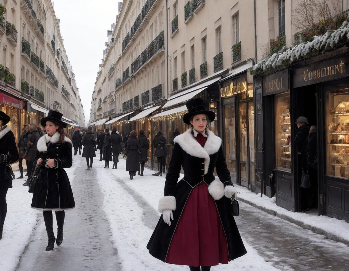 Azok a havas, párizsi utcák